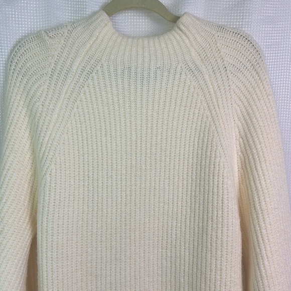 Express Sweater Dress - Ribbed Knit, Long Sleeve, Black, Size M - Picture 9 of 16